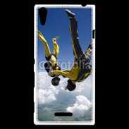 Coque Sony Xperia T3 Parachutiste en chute libre à l'envers 5