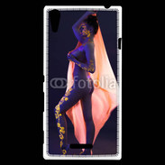 Coque Sony Xperia T3 Tatouage sexy en or