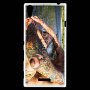 Coque Sony Xperia T3 Tatouage homme sexy