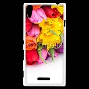 Coque Sony Xperia T3 Bouquet de fleurs