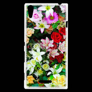 Coque Sony Xperia T3 Fleurs 2