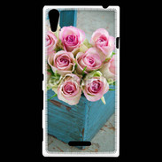 Coque Sony Xperia T3 Panier de roses