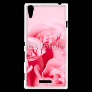 Coque Sony Xperia T3 Belle rose 5