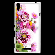 Coque Sony Xperia T3 Bouquet de fleurs 5