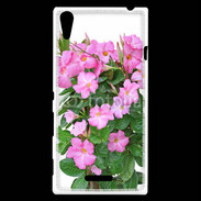 Coque Sony Xperia T3 Fleurs Dipladénia