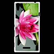 Coque Sony Xperia T3 Fleur de nénuphar