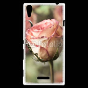 Coque Sony Xperia T3 Belle rose 50