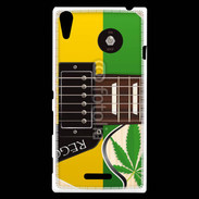 Coque Sony Xperia T3 Guitare Reggae