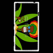 Coque Sony Xperia T3 Portrait abstrait de Rasta