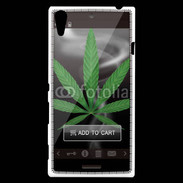 Coque Sony Xperia T3 Téléphone Cannabis