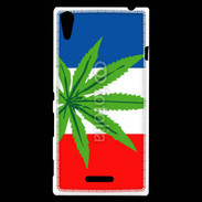Coque Sony Xperia T3 Cannabis France