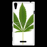 Coque Sony Xperia T3 Feuille de cannabis