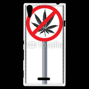 Coque Sony Xperia T3 Cannabis interdit