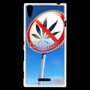 Coque Sony Xperia T3 Interdiction de cannabis 2