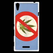 Coque Sony Xperia T3 Interdiction de cannabis 3
