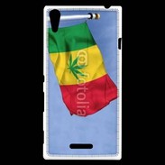 Coque Sony Xperia T3 Drapeau cannabis 2