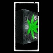 Coque Sony Xperia T3 Cube de cannabis