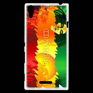 Coque Sony Xperia T3 Chanteur de reggae