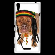Coque Sony Xperia T3 Rasta Dog 50