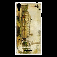 Coque Sony Xperia T3 Vintage Paris 5