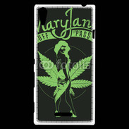 Coque Sony Xperia T3 Vintage Mary jane