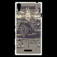 Coque Sony Xperia T3 Vintage Wheels
