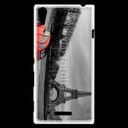 Coque Sony Xperia T3 Vintage Paris et deudeuch 15