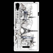 Coque Sony Xperia T3 La France rurale vintage