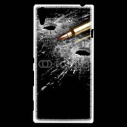 Coque Sony Xperia T3 Impacte de balle dans une vitre