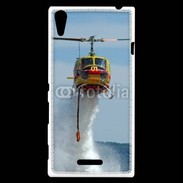 Coque Sony Xperia T3 Hélicoptère bombardier d'eau