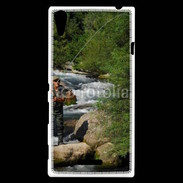 Coque Sony Xperia T3 Pêche à la truite
