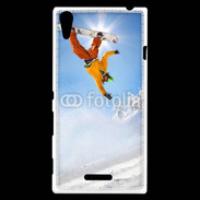 Coque Sony Xperia T3 Saut de snowboarder