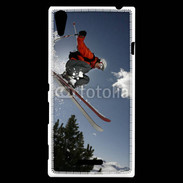 Coque Sony Xperia T3 Skieur free ride