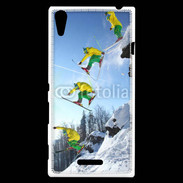 Coque Sony Xperia T3 Ski freestyle en montagne 20