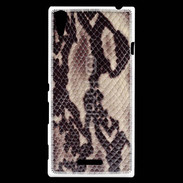 Coque Sony Xperia T3 Peau de python