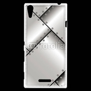 Coque Sony Xperia T3 Tôle métallique