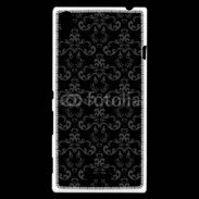 Coque Sony Xperia T3 Fond noir fashion 5