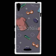 Coque Sony Xperia T3 Fond fashion boy