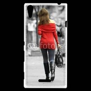 Coque Sony Xperia T3 Fashion lady 2