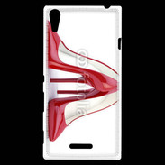 Coque Sony Xperia T3 Escarpins rouges 3