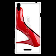 Coque Sony Xperia T3 Escarpin rouge 2
