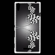 Coque Sony Xperia T3 Drapeau de fin de course