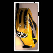 Coque Sony Xperia T3 Belle voiture jaune et noire