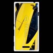 Coque Sony Xperia T3 Voiture de sport jaune