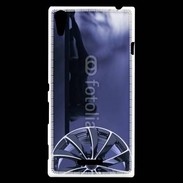 Coque Sony Xperia T3 Silhouette sexy avec jante de voiture 2