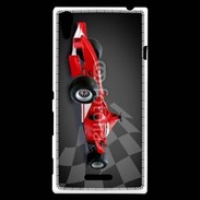 Coque Sony Xperia T3 Formule 1 et drapeau à damier 50