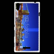 Coque Sony Xperia T3 Laser twin towers