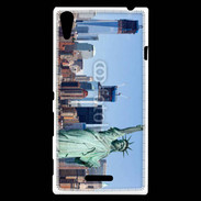 Coque Sony Xperia T3 Freedom Tower NYC statue de la liberté