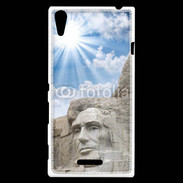 Coque Sony Xperia T3 Monument USA Roosevelt et Lincoln