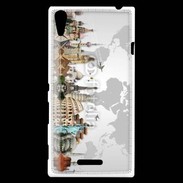 Coque Sony Xperia T3 Tour du monde 4